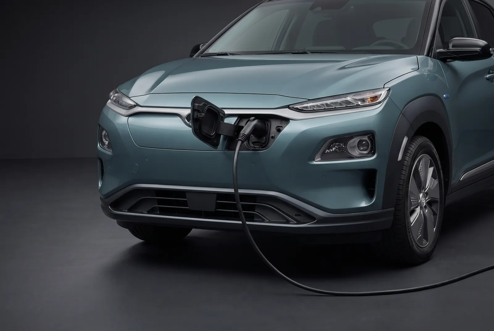 Detail van een Hyundai Kona