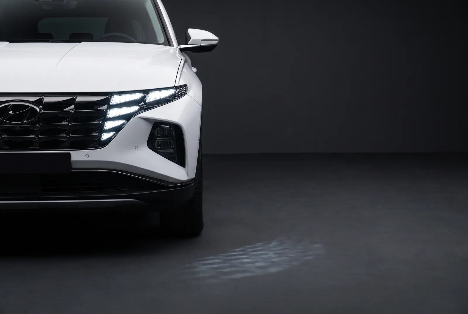 Detail van een Hyundai Tucson